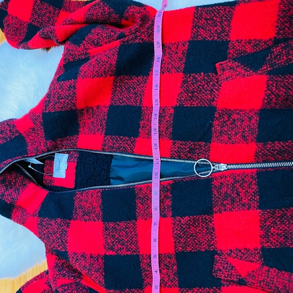Brand New Sherpa Plaid Jacket Size XS - Picture 5 of 7